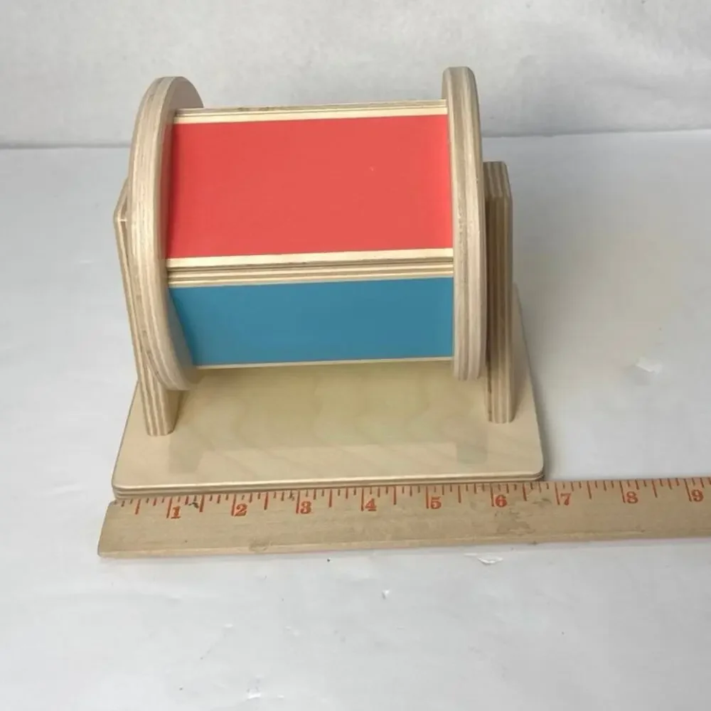 Lovevery Spinning Rainbow Wheel and Wooden Bell Sensory Montessori Toy’s